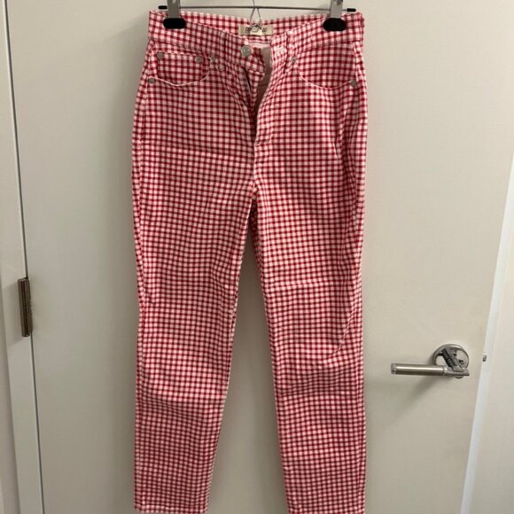 Madewell The Perfect Vintage Jean in Gingham Check - Picture 2 of 3